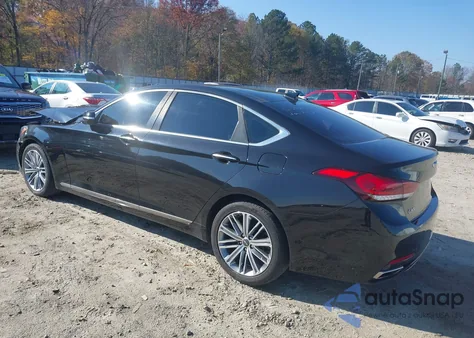 2018 Genesis G80 3.8 из США, поврежденный, VIN KMHGN4JE8JU232417